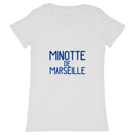 T-shirt Femme Minotte de Marseille - face_blanc