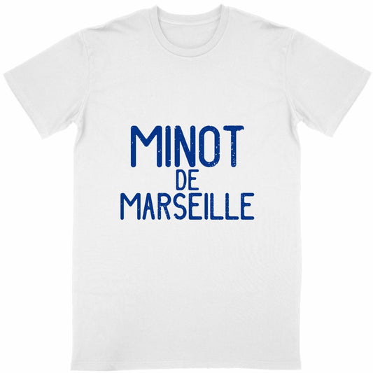 T-shirt Minot de Marseille Blanc - face_blanc