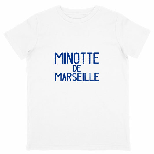 T-shirt Enfant Minotte de Marseille - face_blanc